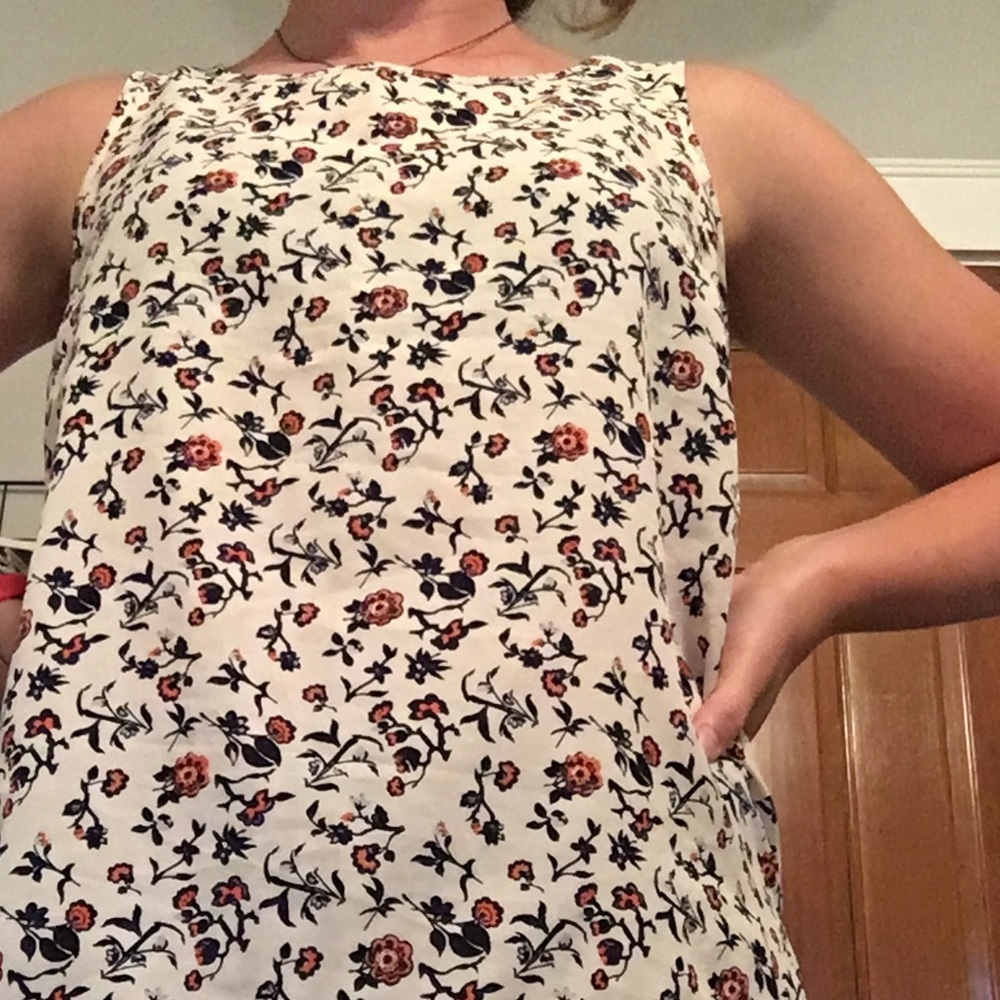 Ann Taylor patterned shirt.